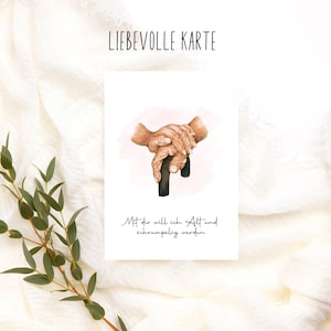 Loving Valentine's Day Postcard Forever Us, Postcard ,Greeting Card, Love, Valentine's Day