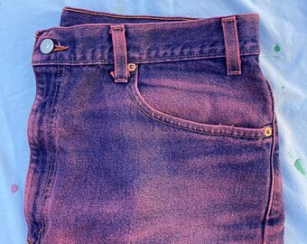 Levi's Purple Jeans - Etsy