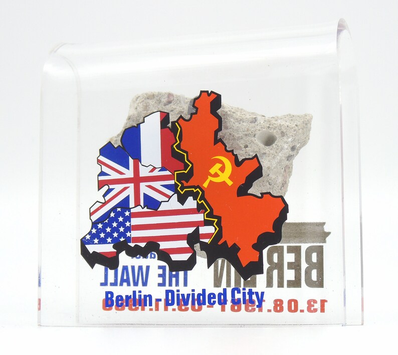 Original Piece Of The Berlin Wall - Authentic Historical Souvenir Mounted In Display Box, Germany Memorabilia - View #10