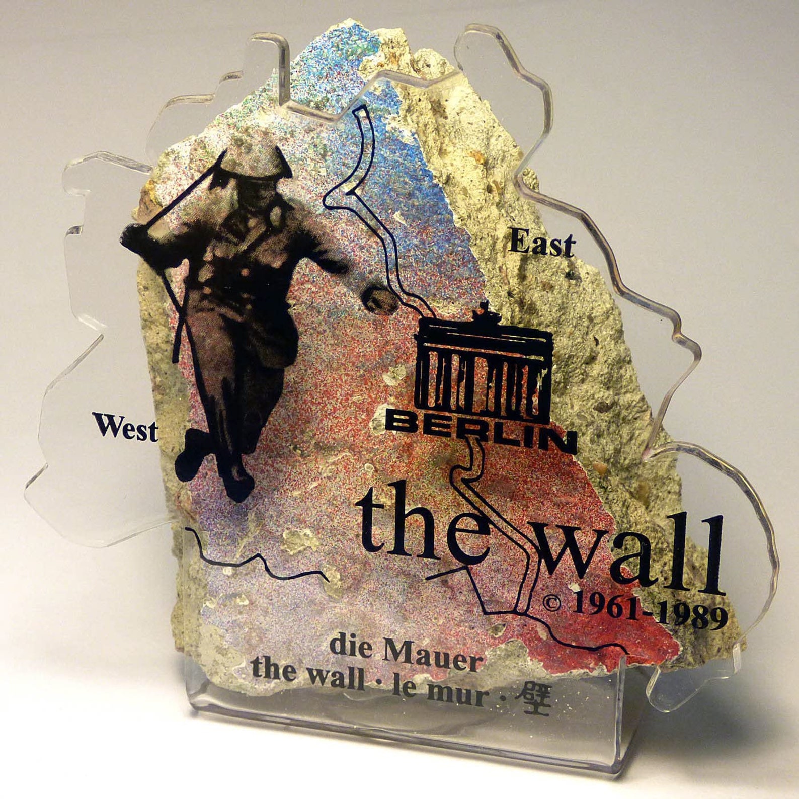 Authentic Piece of the Berlin Wall With Coa Conrad Schumann Etsy