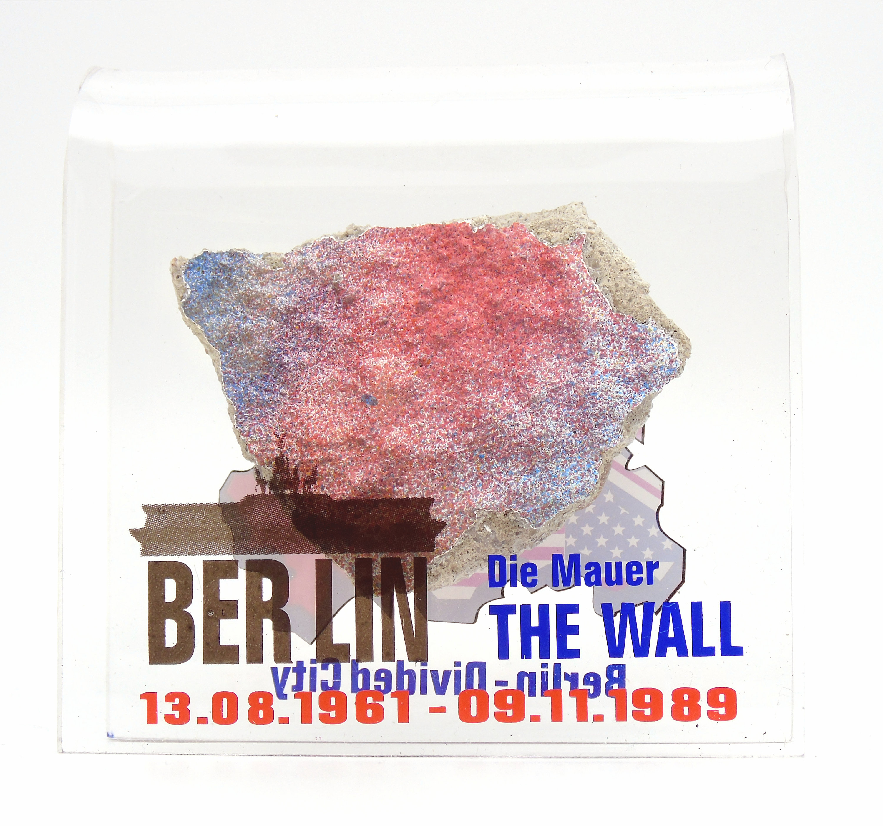 Original Piece of the Berlin Wall Authentic Souvenir From Etsy