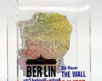 Original Piece Of The Berlin Wall - Authentic Historical Souvenir Mounted In Display Box, Germany Memorabilia - View #4