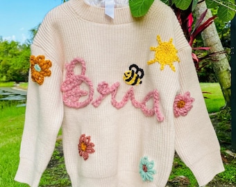 Custom Embroidered Baby and Toddler Sweater