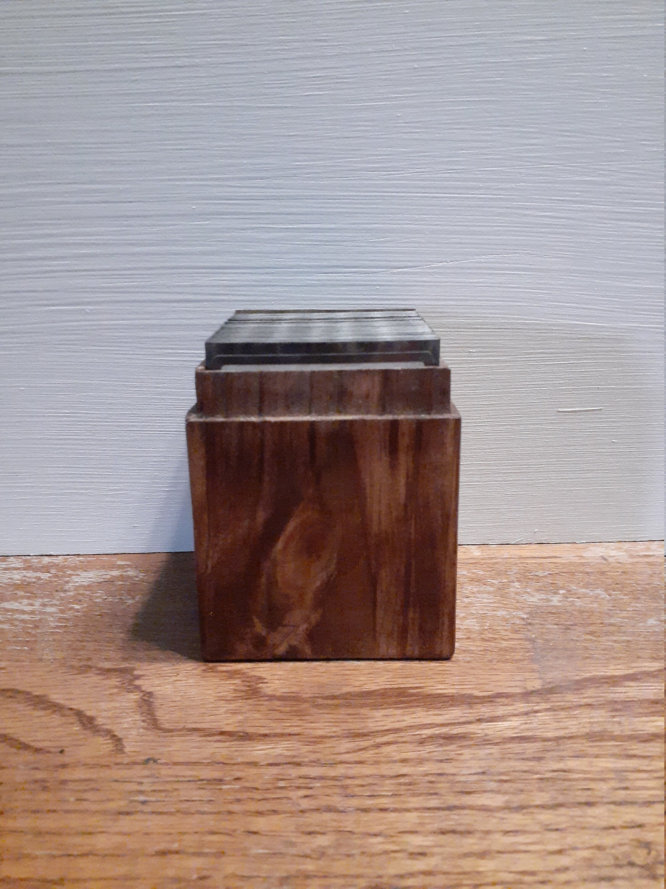 Rustikale Holz Deck Box 'Early American' Stain | Etsy