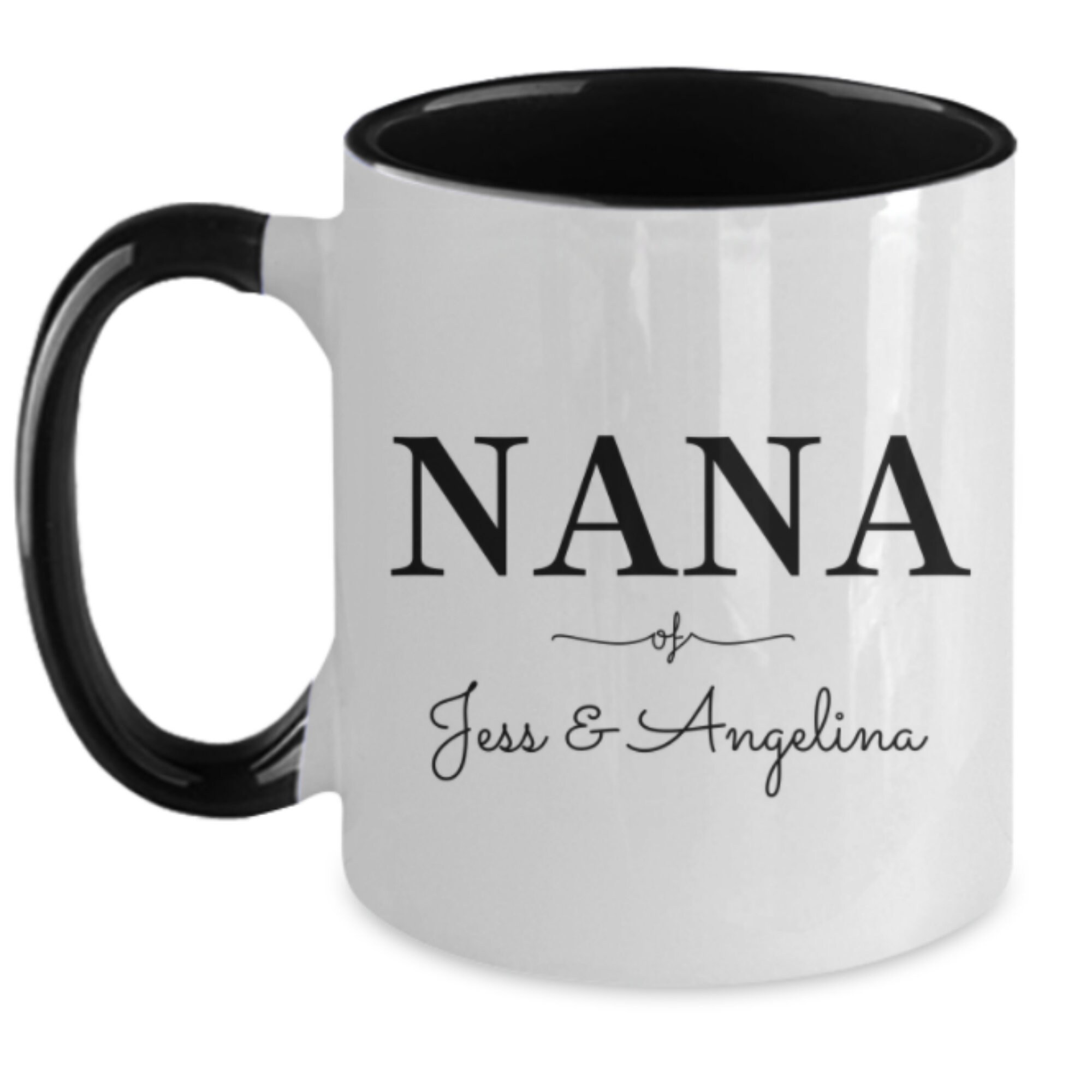 Nana Personalized Gift Grandchildren Name Mug Custom Name Etsy UK