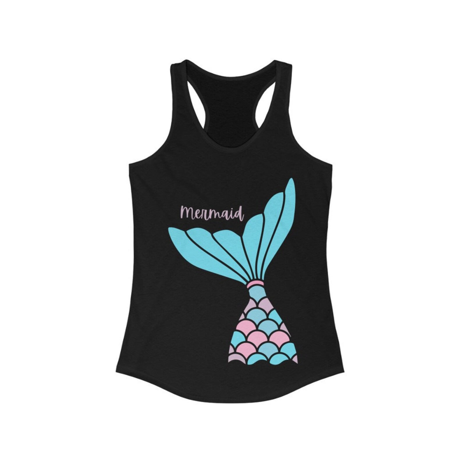 MERMAID VIBES Women's Mermaid Tank Top Mermaid Lover Etsy