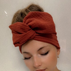 Red Uluru Wired Headband Wide Wire Head Wrap