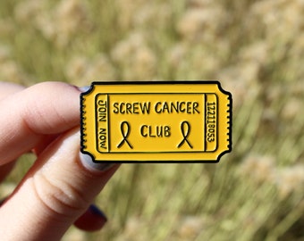 Screw Cancer Club - Enamel Pin