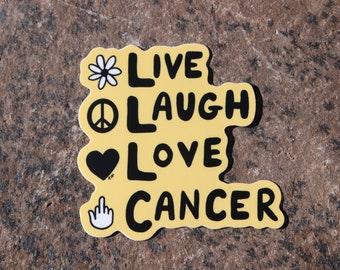 Live, Laugh, Love Parody Sticker