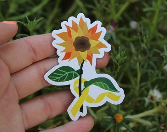 Sunflowers + Ribbons - Magnet