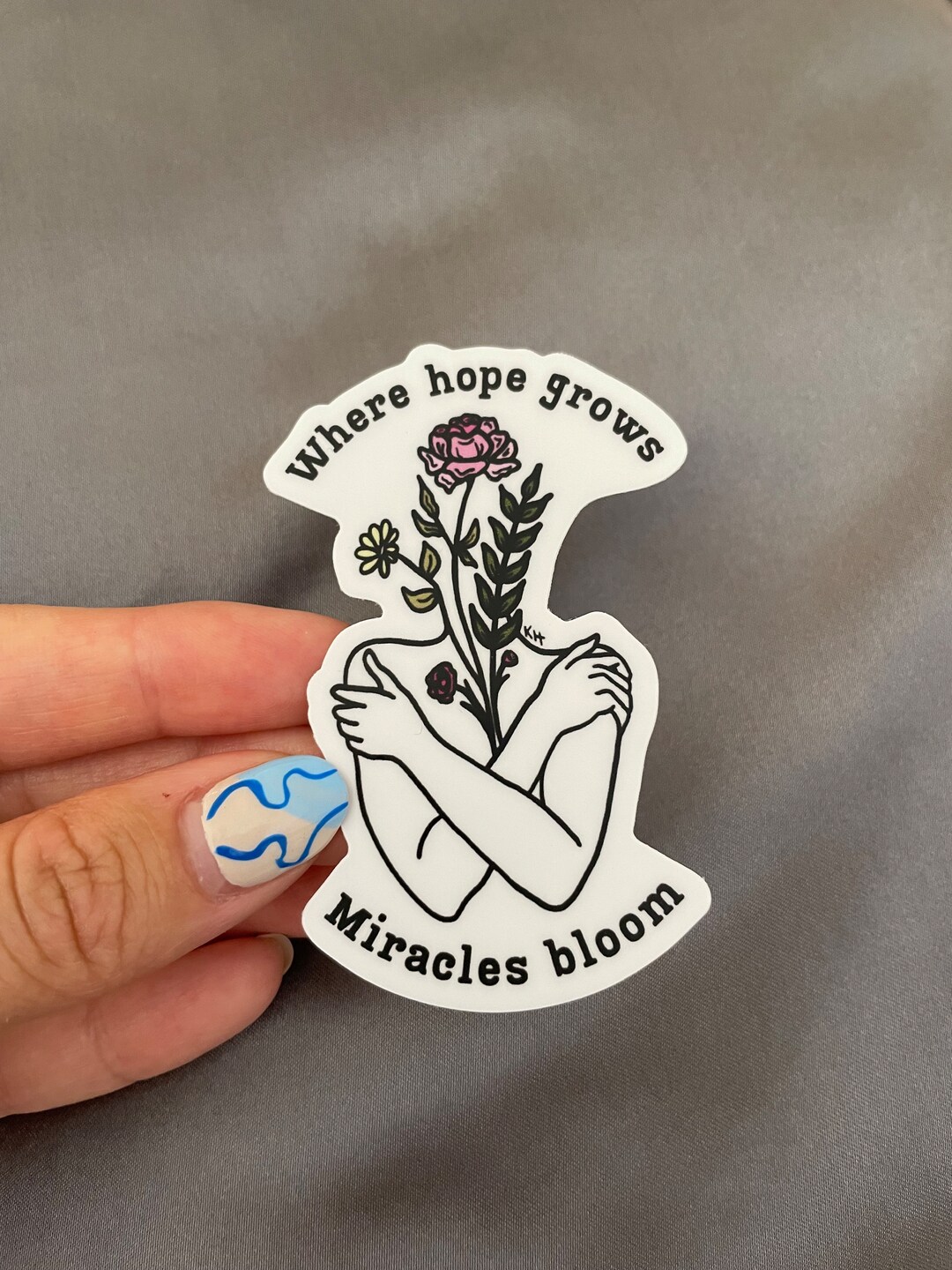 Where Hope Grows Sticker - Etsy