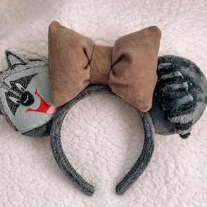 Meeko Raccoon inspired ears
