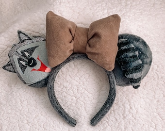 Meeko Raccoon inspired ears