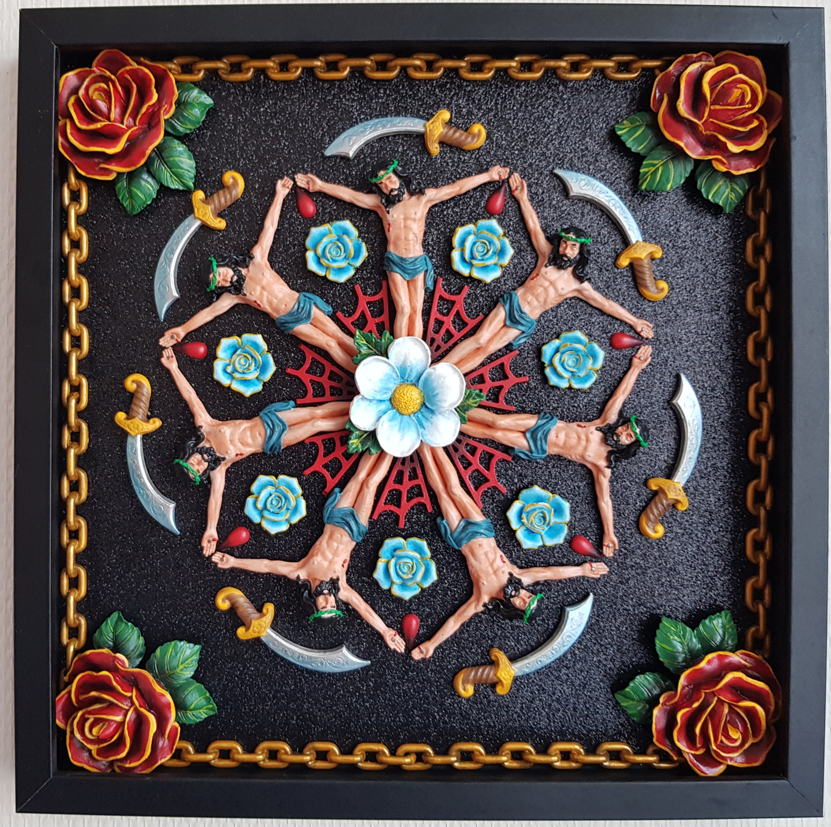 Cadre Mandala Jésus