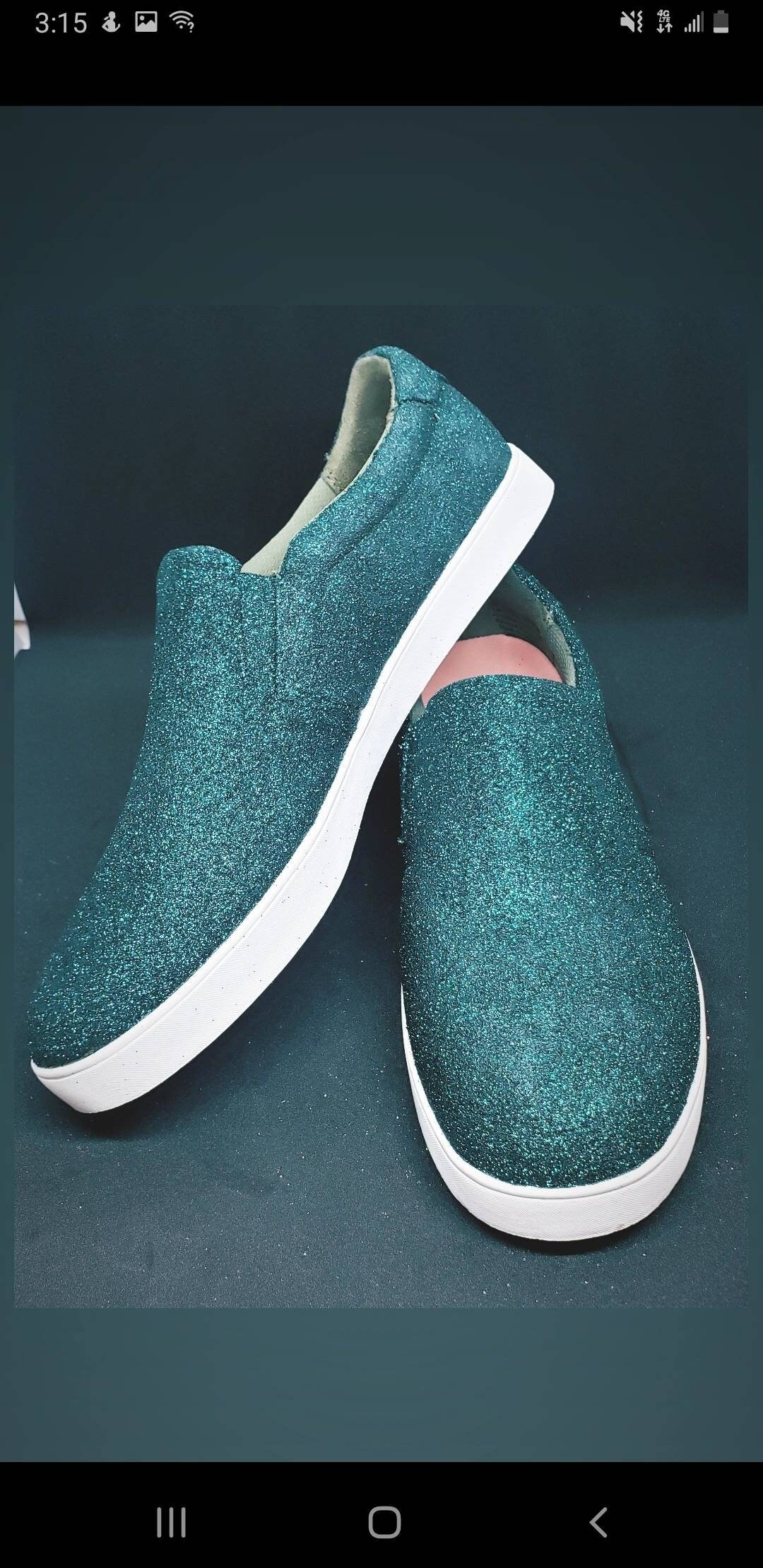 Glitter Toms Glitter Hey Dudes Custom Made Comfy Wedding Etsy