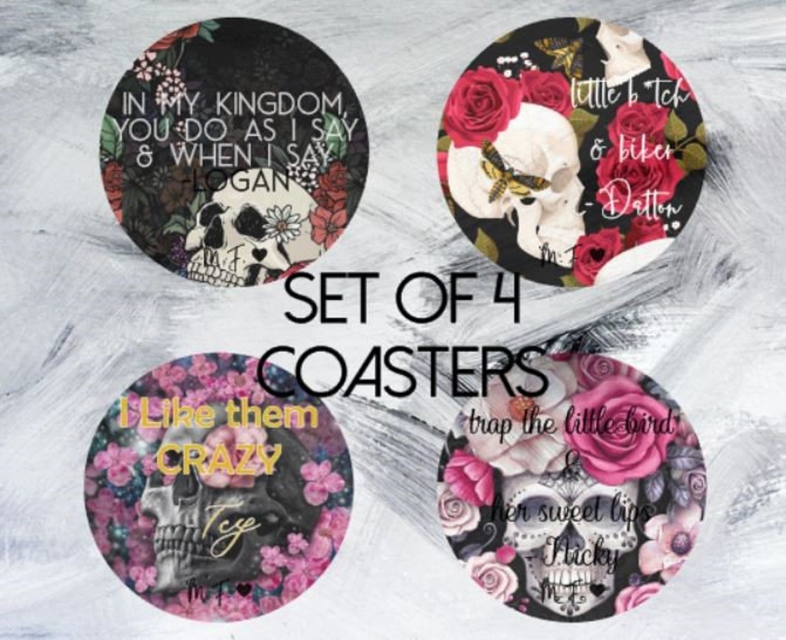 Dolls & Douchebags Madeline Fay Coasters Etsy