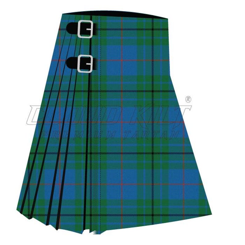 Hutton Ancient Tartan Kilt (16 Oz) Custom Size Highland Handcrafted 8 ...