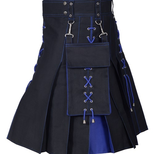 Men's Custom Made Scottish UTILITY Hybrid Cotton KILT - Etsy