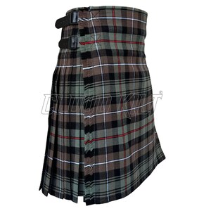 Mackenzie Weathered Tartan Kilt: 16oz Acrylic, 8 Yard
