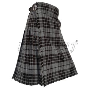Grey Watch Tartan Kilt: Traditional Scottish 8 Yard Kilt
