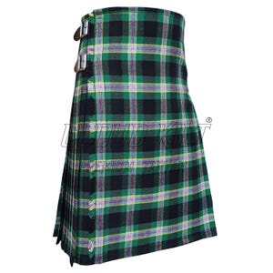 Wells Ancient Tartan Kilt | 8 Yard Traditional Scottish Kilt | Highland Wear Kilt | Premium Quality 16oz Acrylic Tartan Fabric| Kilt For Men