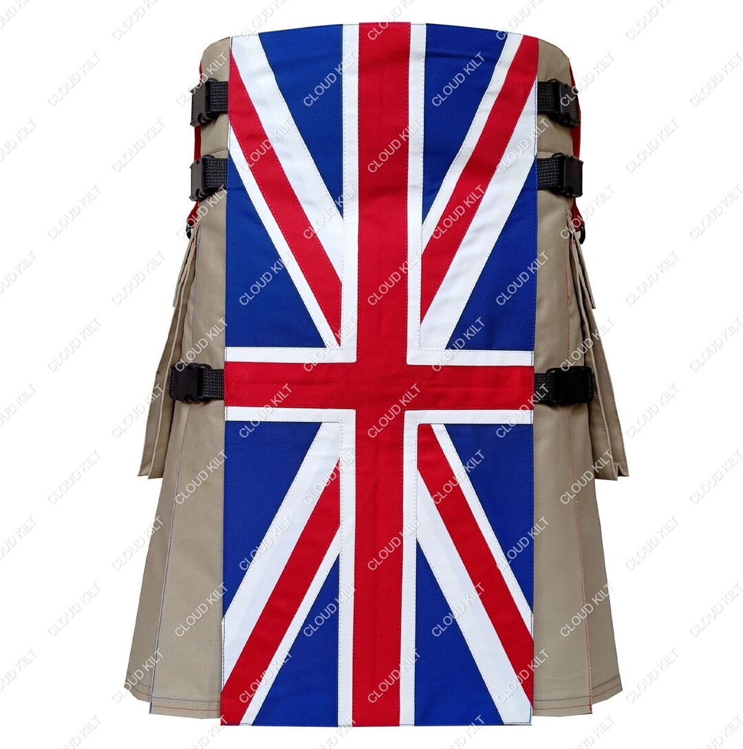 UK Flag Men's Kilt Kilt for Men Utility Kilt Etsy