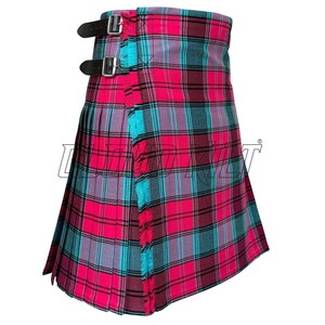 Alma College Tartan Kilt: Traditional 8 Yard, Custom Fit
