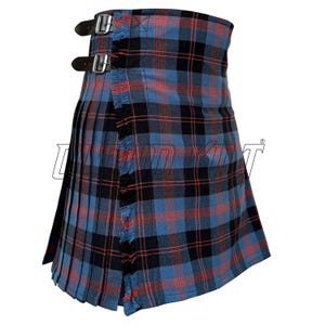 Angus Ancient Tartan Kilt: 8 Yard Acrylic Highland Wear