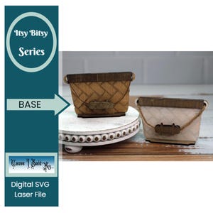 Interchangeable Basket, Home Decor, Shelf Sitter, Tiered Tray Decor, Rustic, Farmhouse Style, Digital Download 1/8&quot; / 3mm Material