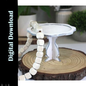 Kleiner Sockel für Süßigkeiten, kleine Pflanze, Kerze usw. DIY Holzprojekt, Tiered Tablett Dekor, Kantenhocker, DIY Farbprojekt,