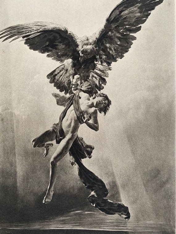 Картина рембрандта похищение ганимеда