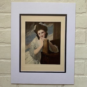 Miss Benedetta Ramus: Original Antique Print -- From 'romney' by ...
