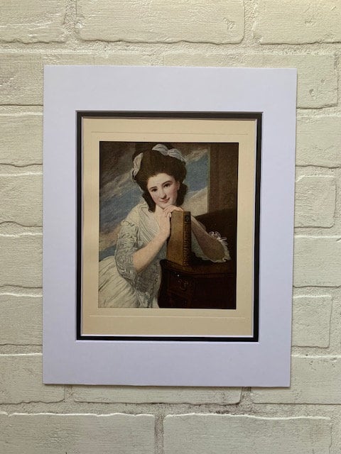 Miss Benedetta Ramus: Original Antique Print From 'romney' by Randall ...