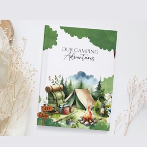 Camping Travel Journal Notebook Campervan Gift Camping Gift Road Trip Gift Camping Journal Camper Notebook RV Gift for Camper Adventure Book
