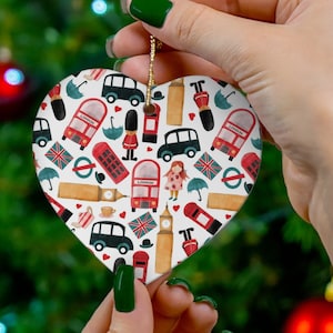 London Christmas Ornament, London 2023 Ornament, Funny Ornament, Christmas Ornament London, London Tree Ornament, London Christmas Souvenir