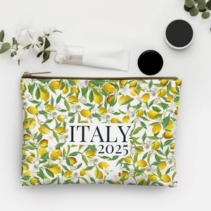 Italy Travel Gift Personalized Italy Travel Bag Italy Honeymoon Gift Italy Gift for Women Italy Themed Gift Italy Girl Trip Italy Gift