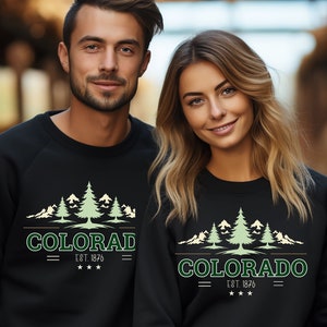 Colorado Sweatshirt, Vintage Colorado Sweatshirt, Colorado Crewneck Sweatshirt, Unisex Colorado Sweatshirt Mountain Sweatshirt Colorado Gift
