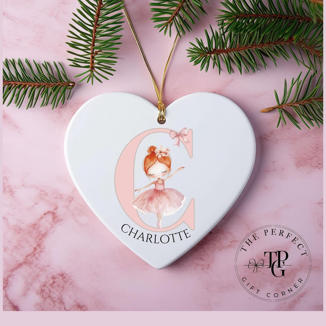 Ballerina Ornament Little Girl Gift Dance Ornament Ballet Ornament Girl