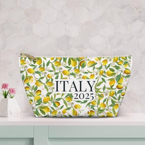 Italy Travel Gift Personalized Italy Travel Bag Italy Honeymoon Gift Italy Gift for Women Italy Themed Gift Italy Girl Trip Italy Travel