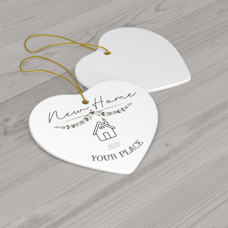 New Home Ornament, Personalized New Home Ornament, New Home Christmas Gift, Christmas Gift, Christmas Tree Decor Ornament, New Home Gift image 7