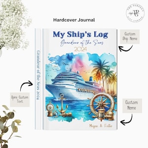 Cruise Travel Journal Cruise Gift Exchange Cruise Must Haves Cruise Gift Idea Cruise Items Cruise Themed Gift for Cruiser Custom Cruise Gift