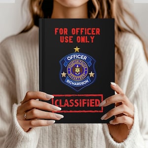 Police Retirement Gift Police Officer Gift Police Academy Graduation Gift Personalized Police Gift for Police  Retire Gift Retirement Book