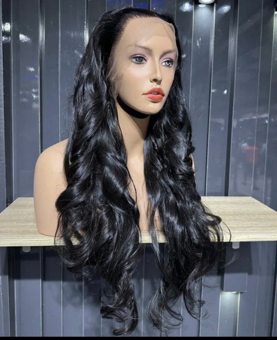 28” 250 Density 13x4 Lace Front Unprocessed Brazilian Body  display picture 1