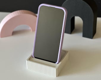 3D Printed iPhone Dock: Minimalist Eco-Friendly Phone Stand