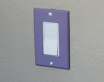 Light Switch Cover Custom Single Gang w/ Face Plate Screws