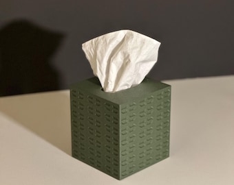 Minimalist 3D Printed Tissue Box Cover: Modern Home Decor