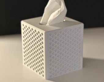 Minimalist 3D Printed Tissue Box Cover: Modern Home Decor