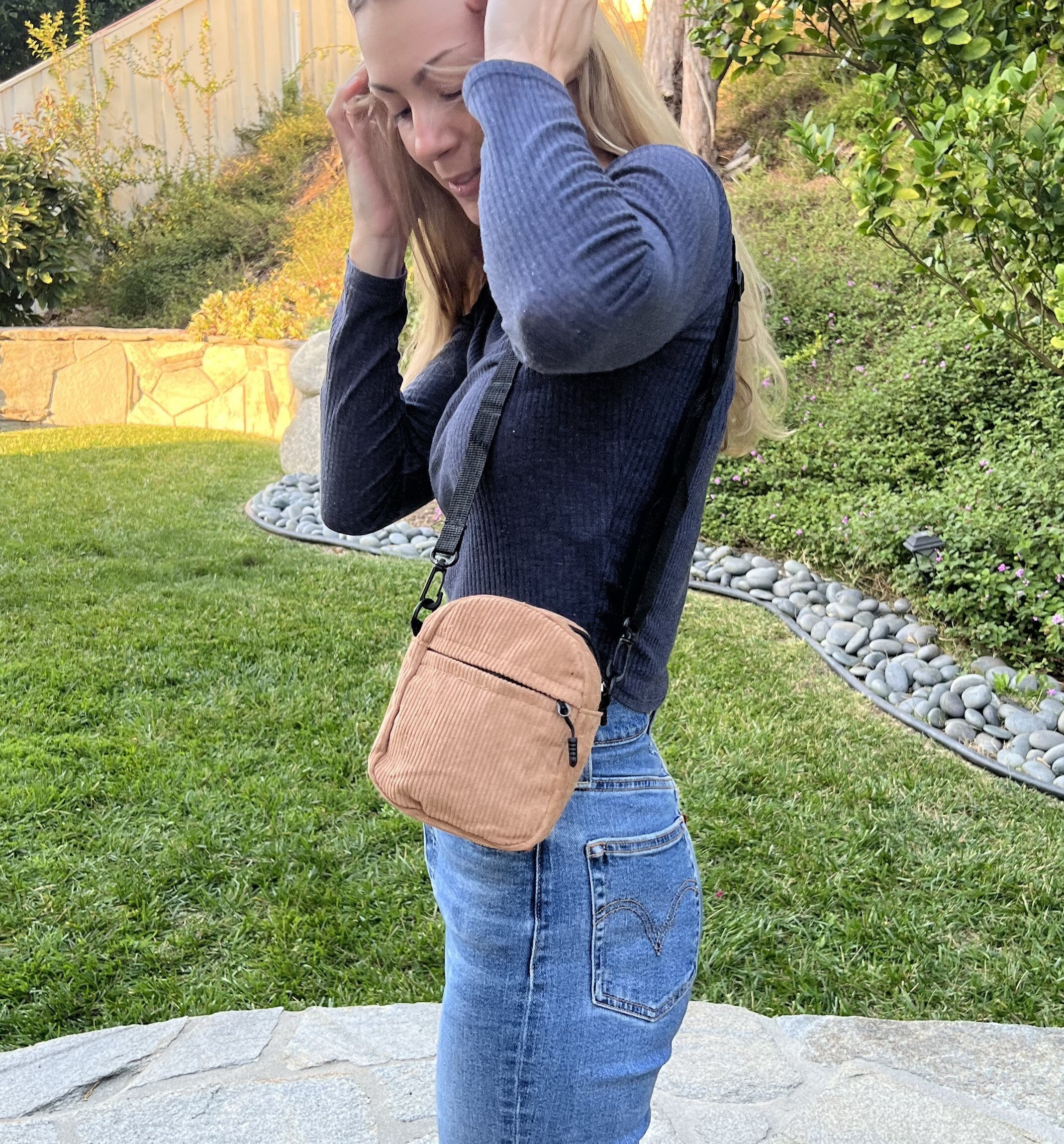 Tiny Purse Tiny Crossbody Bag Tiny Corduroy Bag Mini Crossbody Purse Minimalist Purse Tiny Tote