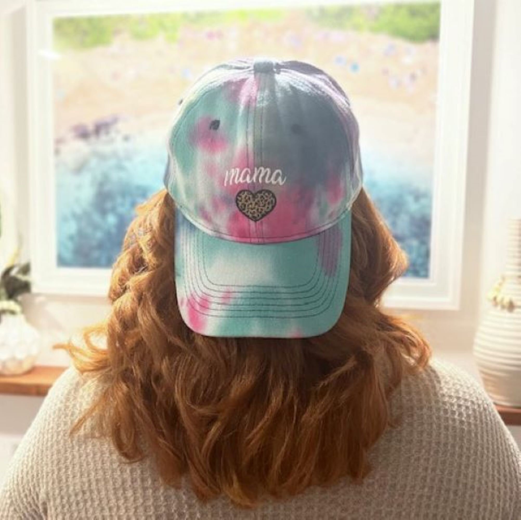 Tie Dye Mama Hat Mama Baseball Cap 
