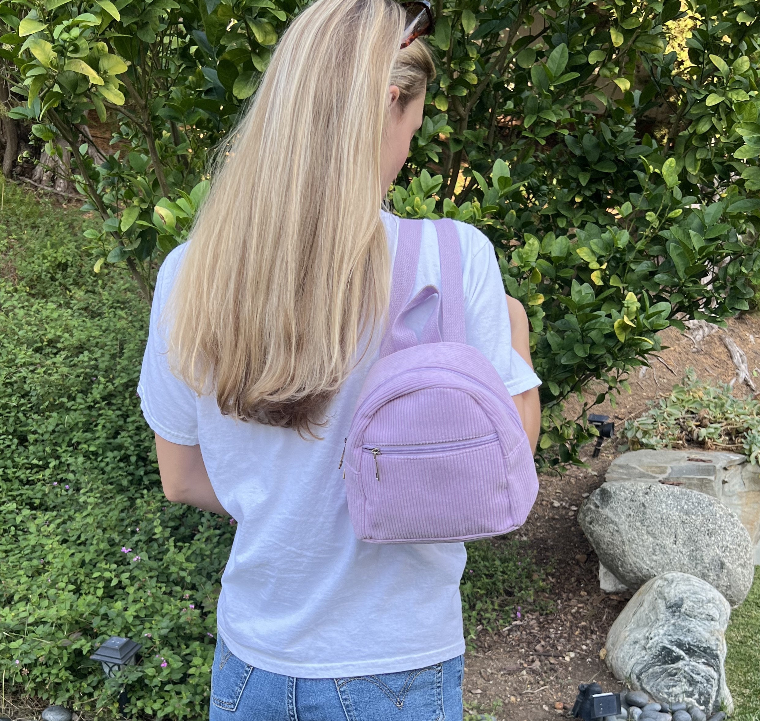 chloe mini backpack faye Leather & Suede - Small Model:CERSW8000-H null Brandy Melville Backpack inspired hardware gleams against